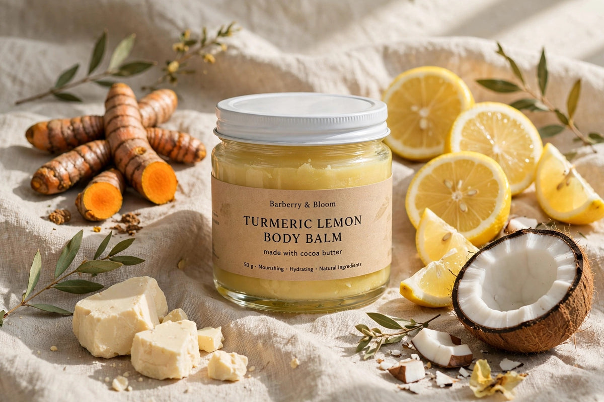 Turmeric Lemon body balm - cocoa butter & Coconut oil